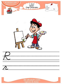 Çocuklar İçin R Sesi Çalışma Sayfaları 